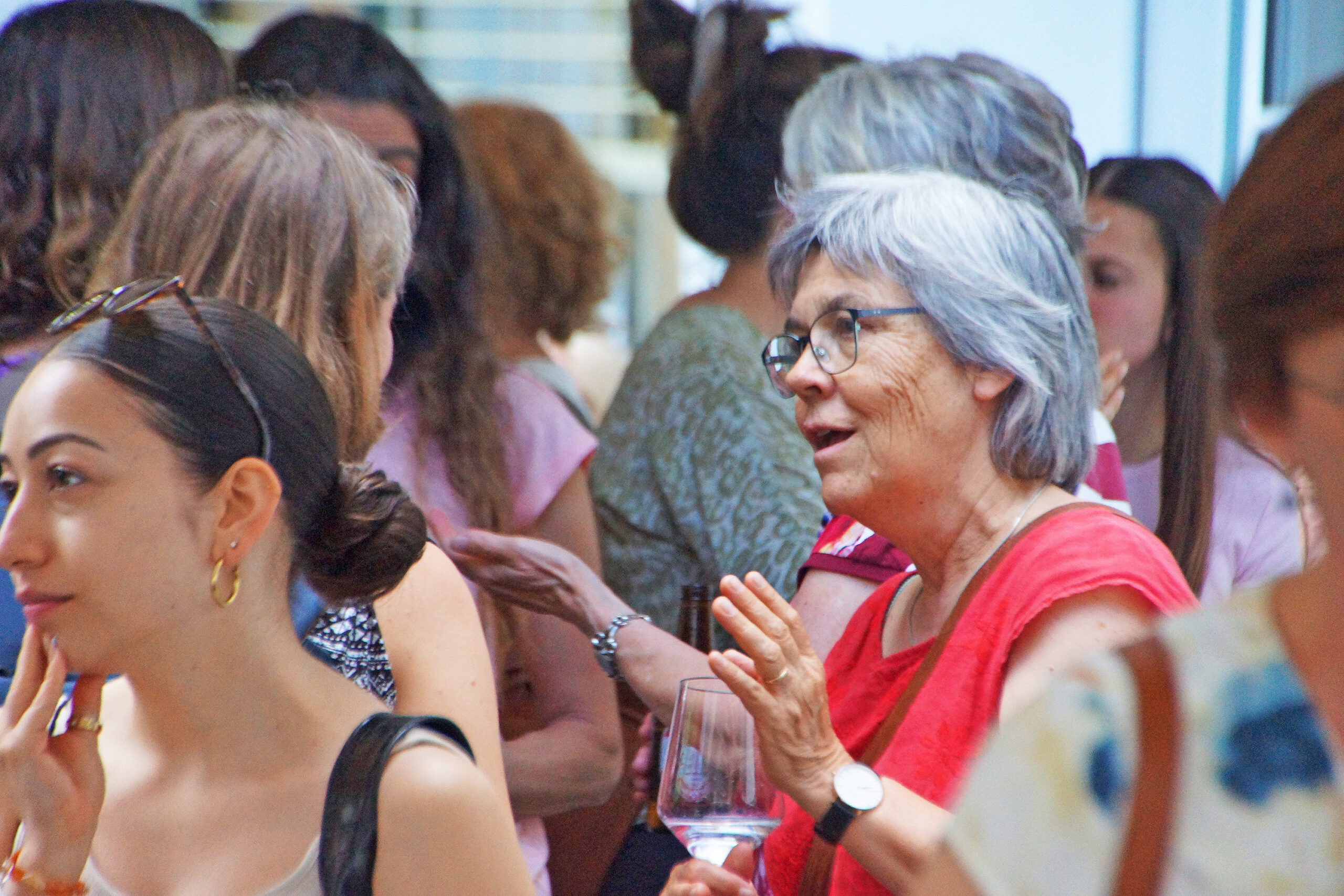 Networking und Austausch beim anschliessenden Apéro Riche. Foto: Stiftung 3FO (FK)